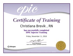 FAC EPIC Certificate